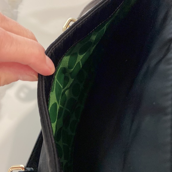 Kate Spade black nylon briefcase with dust bag - Picture 5 of 10